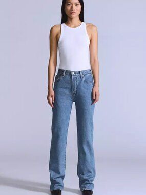 JAPANESE SELVEDGE Levi’s® Blue Tab™ PLANK STRAIGHT FIT WOMEN'S JEANS - Size 24